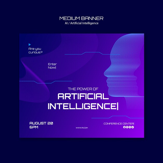 plantilla de concepto de inteligencia artificial