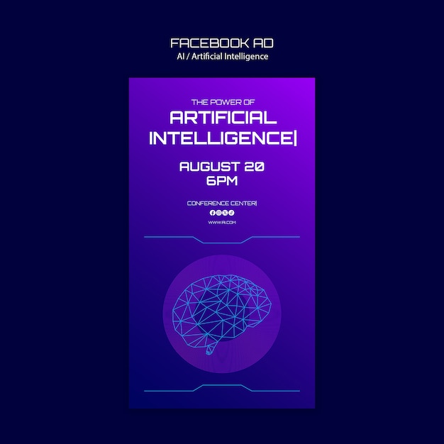 plantilla de concepto de inteligencia artificial