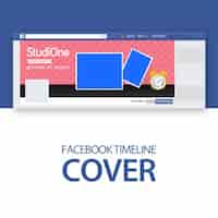 PSD gratuito plantilla de cover de facebook