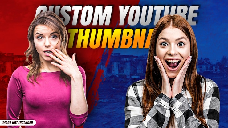 PSD gratuito plantilla creativa de diseño de miniaturas de youtube