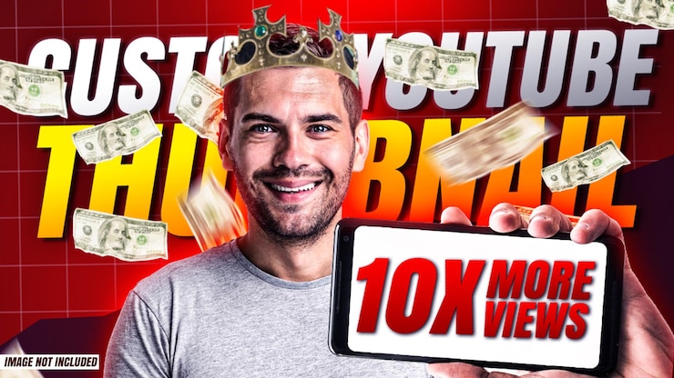 PSD gratuito plantilla creativa de diseño de miniaturas de youtube