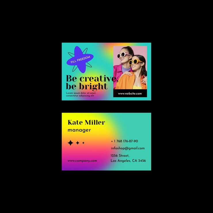 PSD gratuito plantilla de creatividad de diseño plano