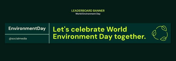 PSD gratuito plantilla para el día mundial del medio ambiente