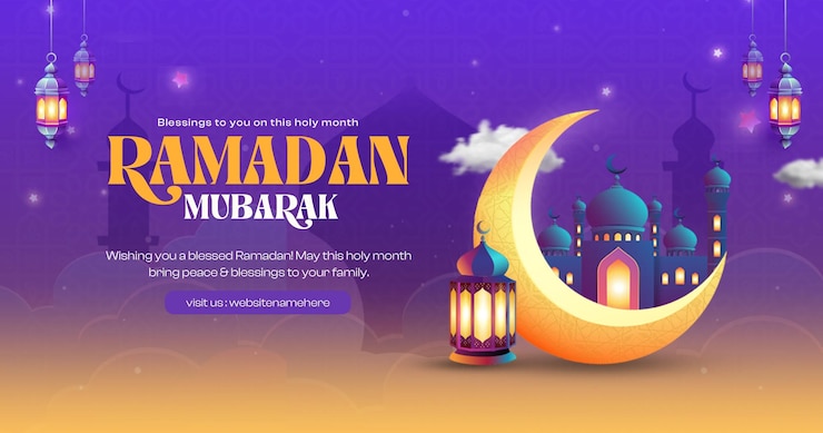 PSD gratuito plantilla de diseño de banners de las redes sociales de ramadán mubarak