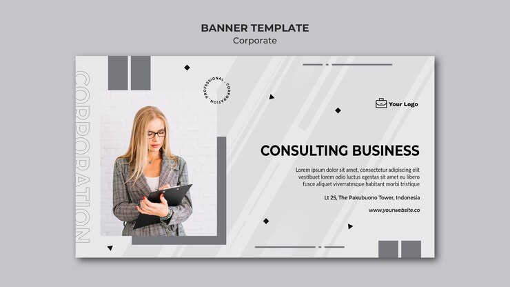 PSD gratuito plantilla de diseño corporativo de banner