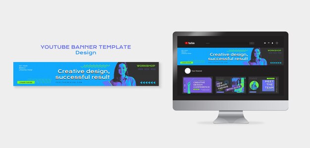 PSD gratuito plantilla de diseño creativo