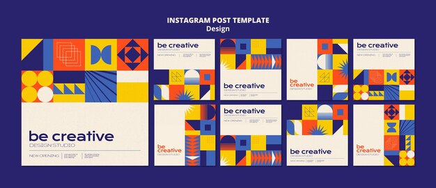 Plantilla de diseño creativo