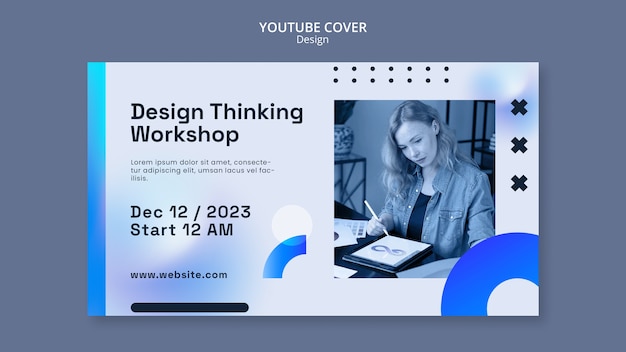 plantilla de diseño degradado
