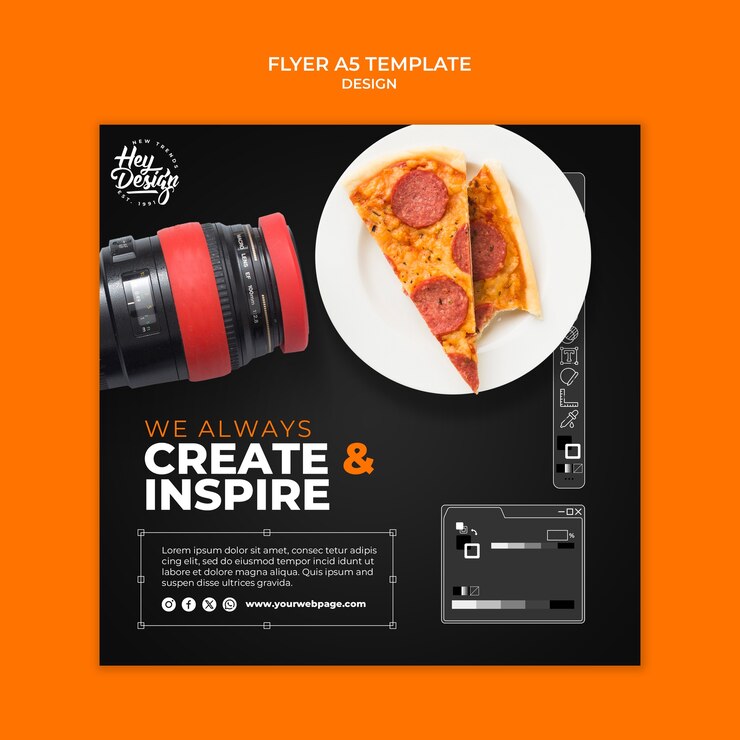 PSD gratuito plantilla de diseño gráfico