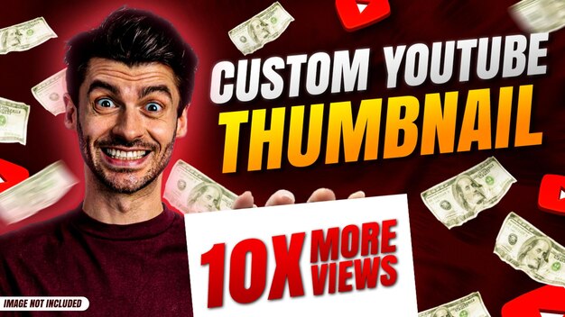 plantilla de diseño de miniaturas creativas de youtube