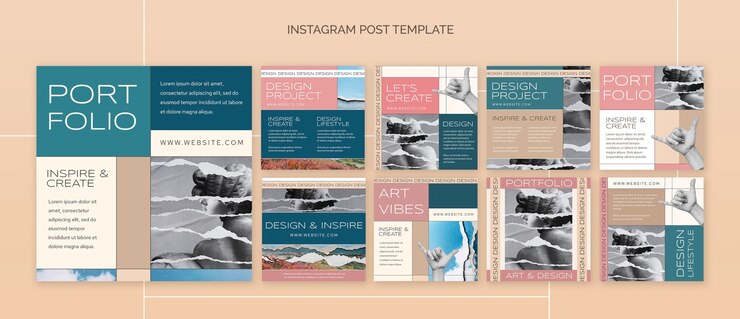 PSD gratuito plantilla de diseño minimalista