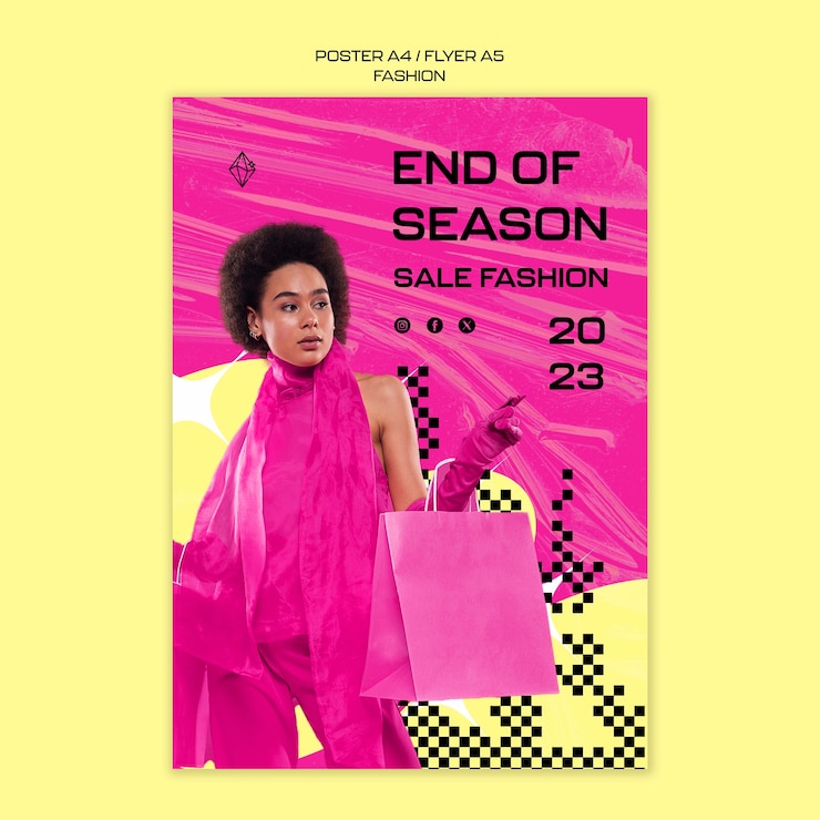 PSD gratuito plantilla de diseño de moda