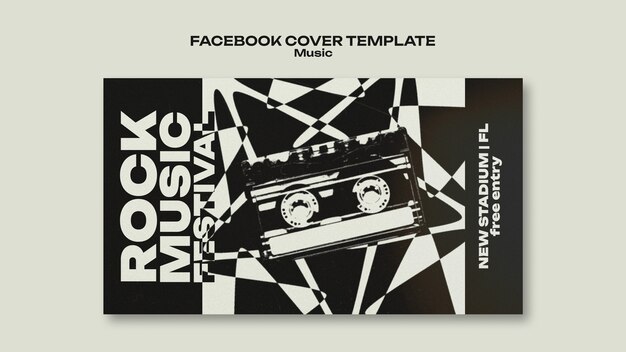 plantilla de diseño musical
