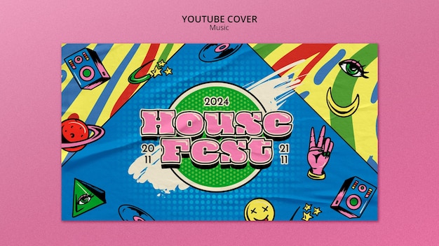 plantilla de diseño musical