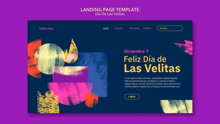 PSD gratuito plantilla de diseño plano dia de la velitas