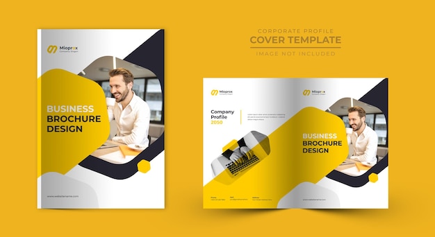 Plantilla de diseño de portada de perfil de empresa