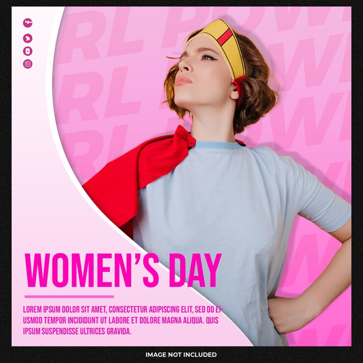 PSD gratuito plantilla de diseño de publicación de instagram del día de la mujer