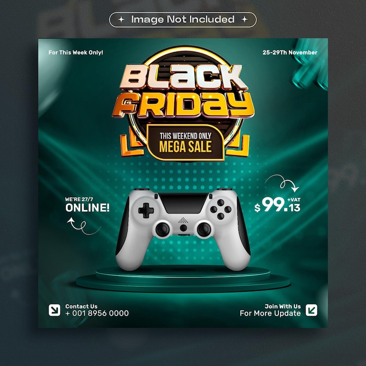 PSD gratuito plantilla de diseño de publicación de redes sociales de mega venta de black friday