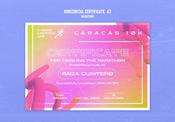 PSD gratuito plantilla para eventos de maratón