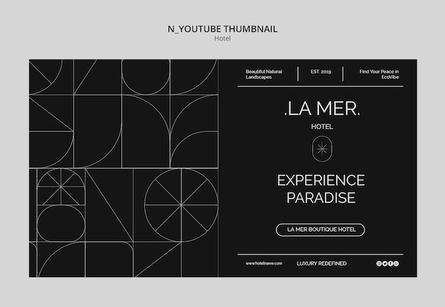 plantilla de experiencia cómoda para reservar hoteles