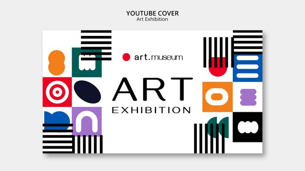 Plantilla de exposición de diseño plano