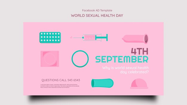 Plantilla de facebook del día mundial de la salud sexual