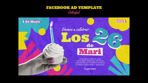 PSD gratuito plantilla de facebook de entretenimiento de fiesta