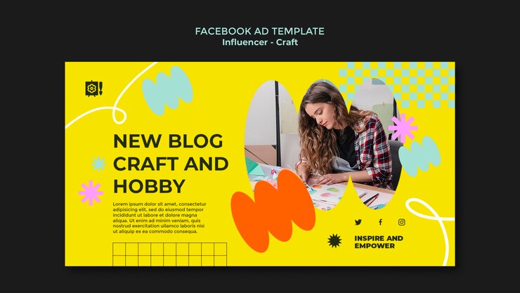 PSD gratuito plantilla de facebook de estilo de vida de influencer
