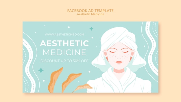 Plantilla de facebook de medicina estética