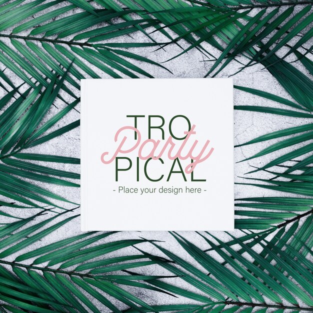 Plantilla de fiesta tropical