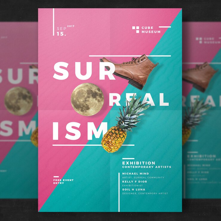 PSD gratuito plantilla de flyer creativo