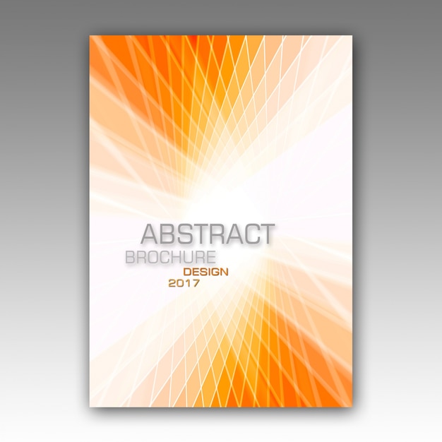 Plantilla de folleto abstracto