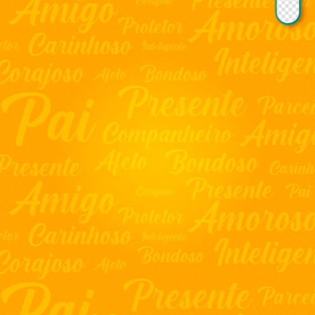 plantilla de fondo con palabras de cariño y amor día del padre039s dia dos pais en brasil