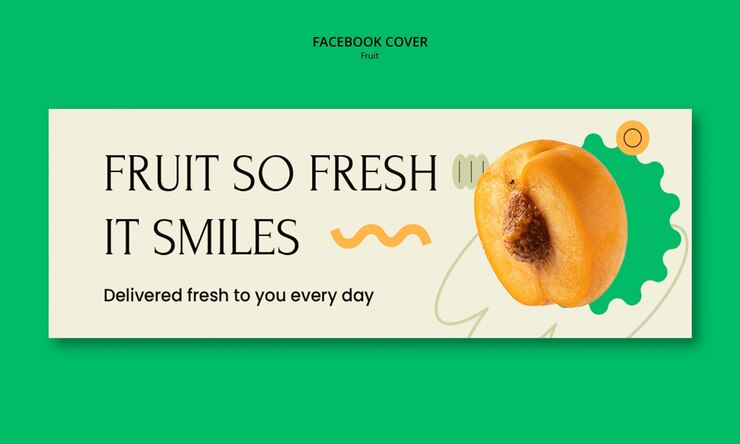 PSD gratuito plantilla de fruta deliciosa
