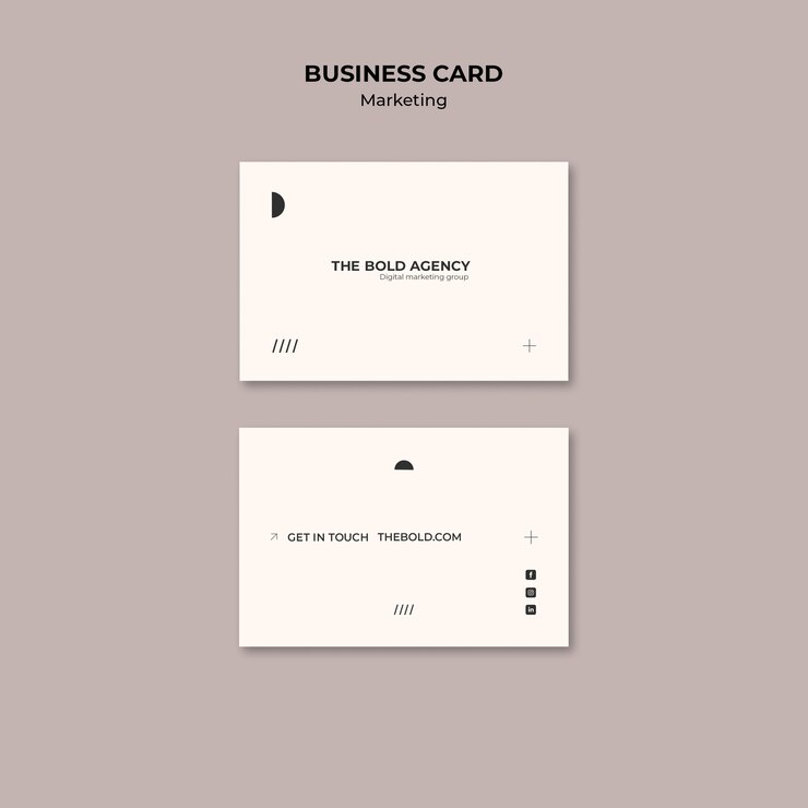 PSD gratuito plantilla de marketing de diseño plano mínimo