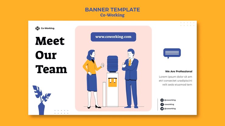 PSD gratuito plantilla de página de destino de trabajo conjunto creativo