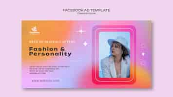 PSD gratuito plantilla de promoción de redes sociales para tienda de moda en estilo celestial