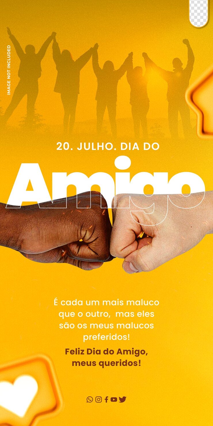 PSD gratuito plantilla de psd editable redes sociales feliz día de los amigos campaña de amistad