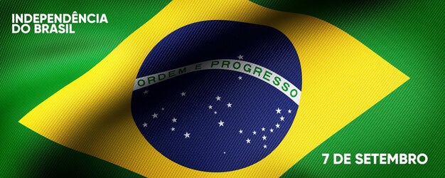Plantilla de publicación historias Independencia de Brasil