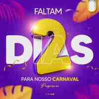 PSD gratuito plantilla de publicación de psd redes sociales días de carnaval izquierda carnaval brasil