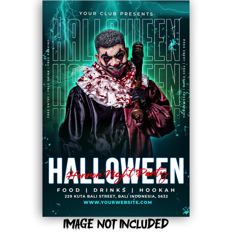 PSD gratuito plantilla de redes sociales de folleto de halloween