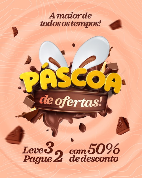 PSD gratuito plantilla de redes sociales ofertas de pascua obtener 3 pagar 2