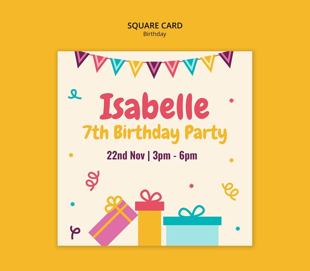 plantilla de tarjeta de felicitación de cumpleaños