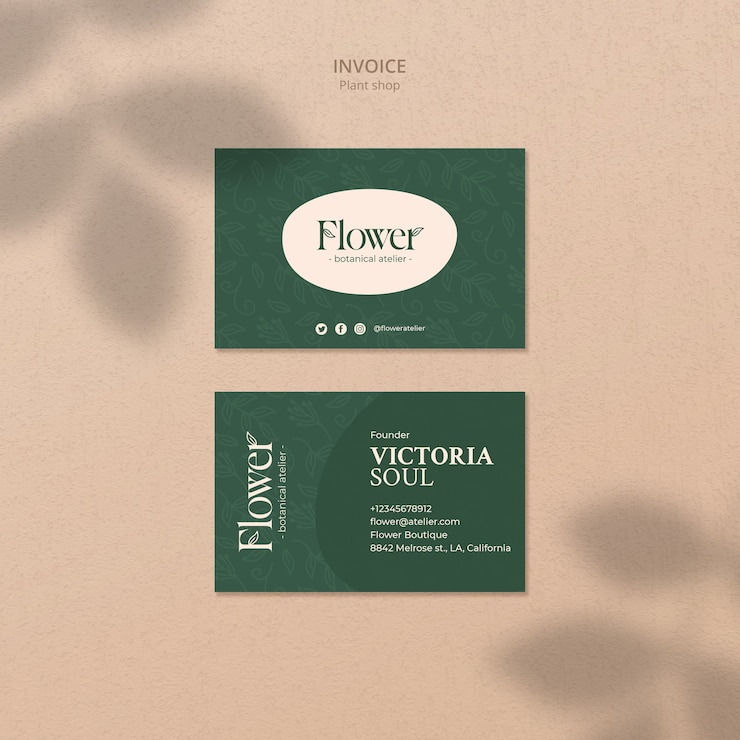 PSD gratuito plantilla de tienda de plantas de diseño plano