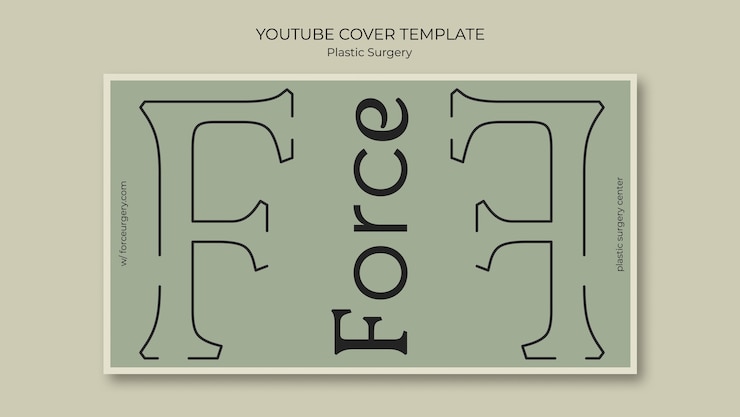 PSD Gratis plastic surgery youtube cover