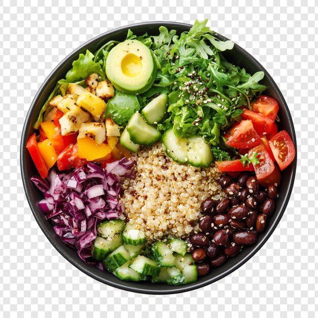 Un plato de quinoa vibrante una comida saludable y deliciosa