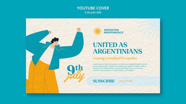 Platte ontwerp 9 juli youtube-omslag