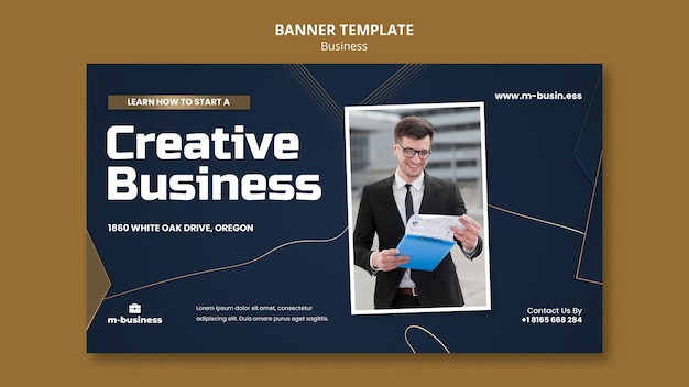 Gratis PSD platte ontwerp bedrijfssjabloon