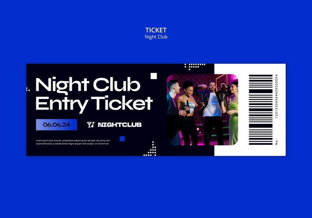 Plezierige sjabloon voor nachtclubs