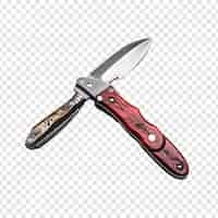 Gratis PSD pocketknife geïsoleerd op transparante achtergrond